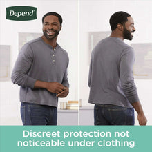 Men’s incontinence underwear discreet under clothing, side view