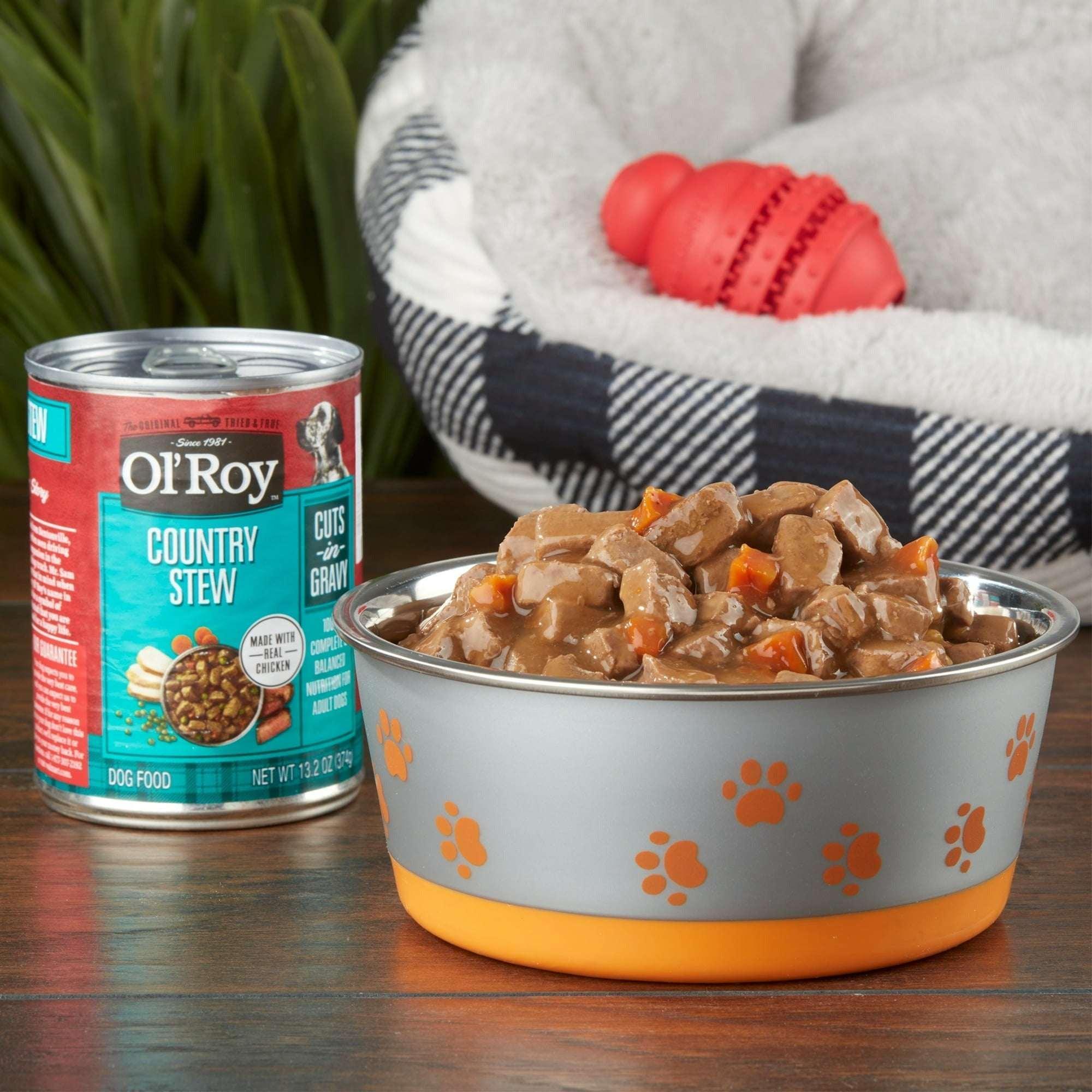 Ol' Roy Chicken Flavor Stew Wet Dog Food for Adult, 13.2 oz. Can