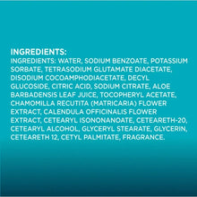 Washcloths ingredients panel on pack with listed component text