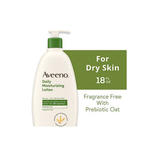 Aveeno Daily Moisturizing lotion 18 fl oz bottle for dry skin, fragrance-free