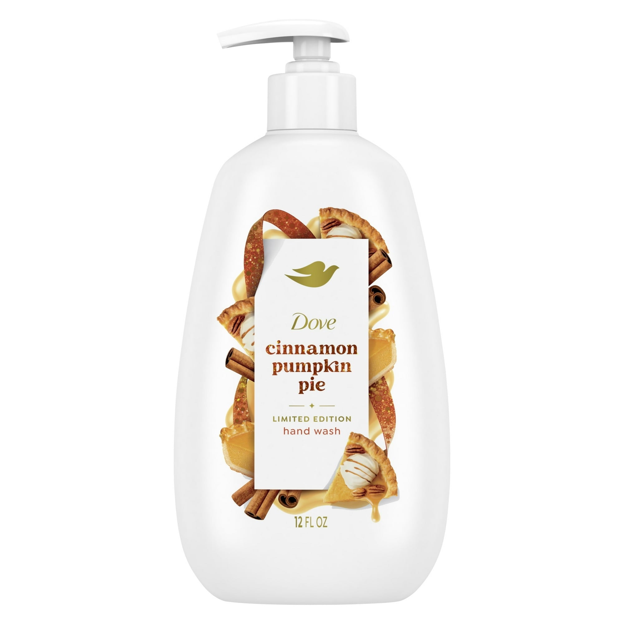 Dove Liquid Hand Wash Cinnamon Pumpkin Pie Holiday Treats Limited Edition, 12 fl oz