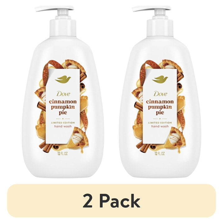 Dove Liquid Hand Wash Cinnamon Pumpkin Pie Holiday Treats Limited Edition, 12 fl oz