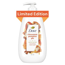Dove cinnamon pumpkin pie hand wash bottle with “Limited Edition” badge