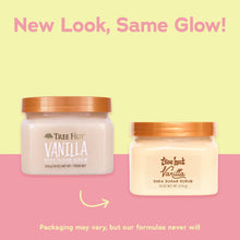 Tree Hut Vanilla Shea Sugar Scrub 2 pack jars, 18 oz net wt each, brown lids