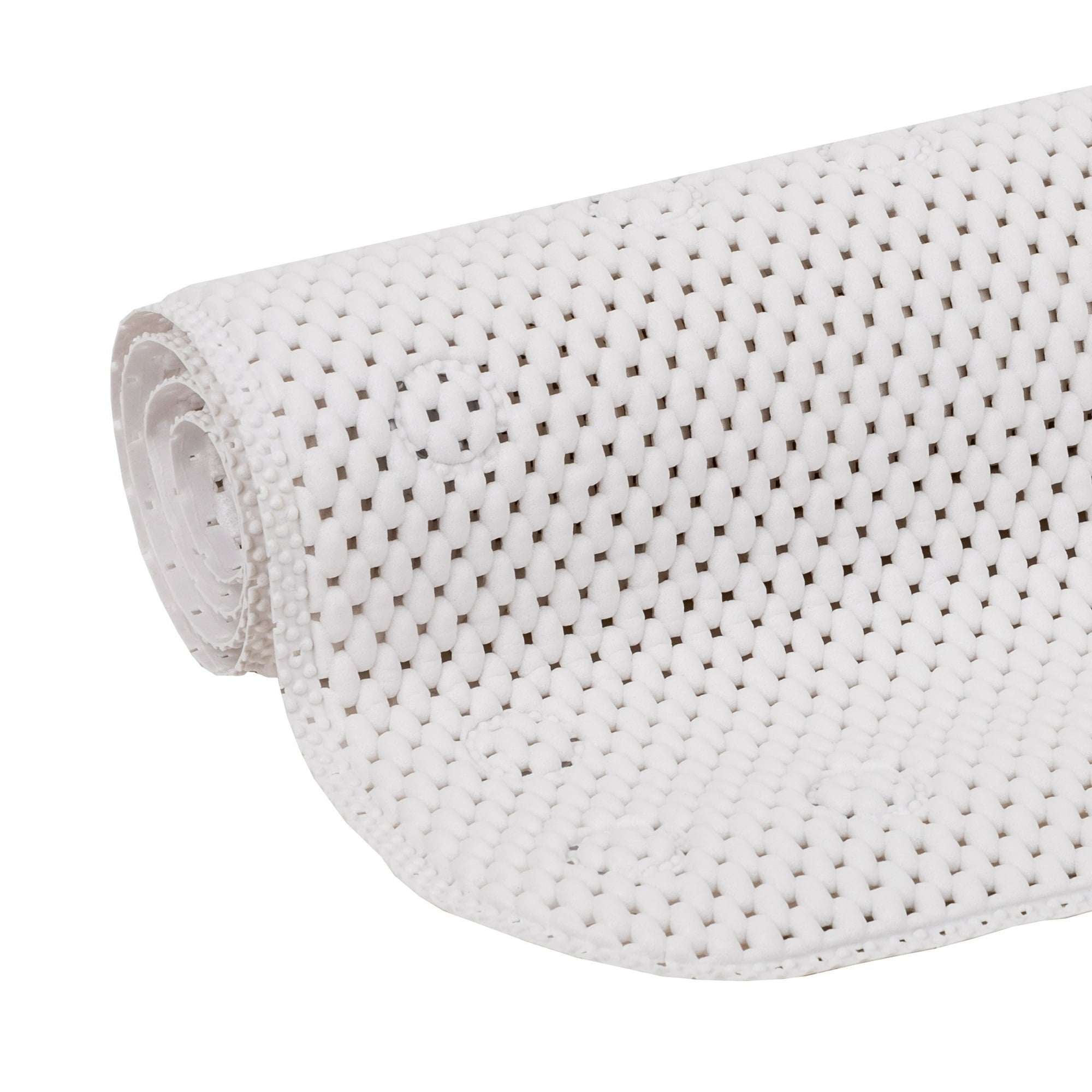 (4 pack) Mainstays 17" x 36" Cushioned Foam Bathtub Mat with Suction Cups