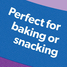 Blue text panel: perfect for baking or snacking on bag of chopped pecans