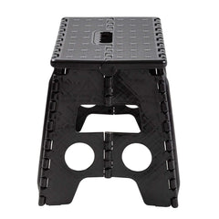 Mainstays One Step Folding Step Stool, Black Plastic