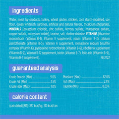 Purina Friskies Shreds, Whitefish and Sardines in Sauce, Wet Cat Food, 5.5 oz Can