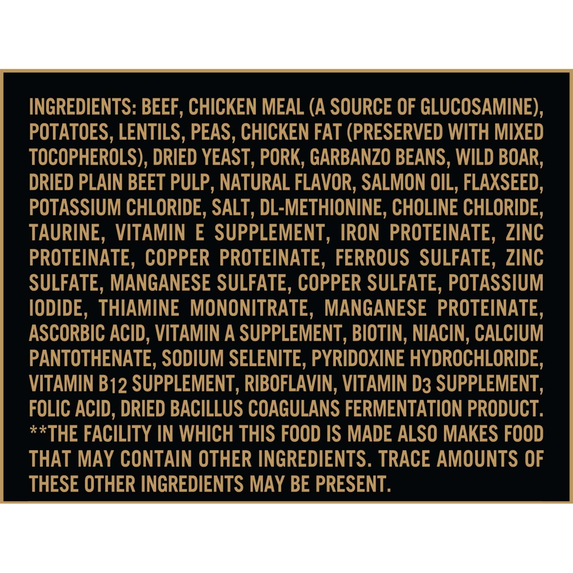 Pure Balance Wild & Free Grain-Free Red Meat Recipe Dry Dog Food for All Life Stages, 11 lb Bag