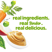 Real ingredients text with peanut butter dip in a small bowl