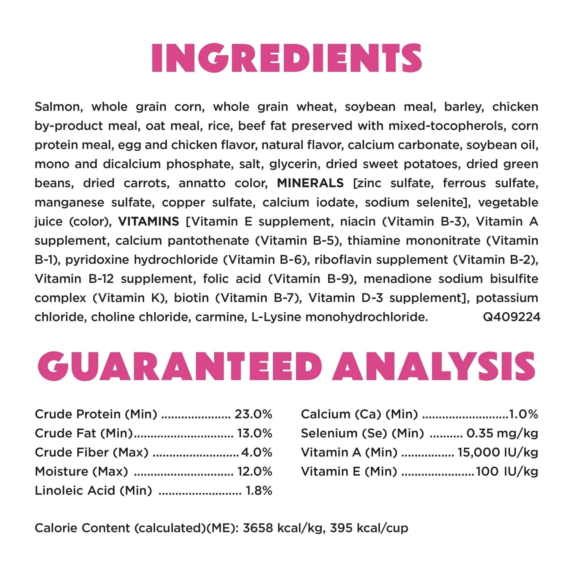 Purina Beneful Originals with Natural Salmon Natural Dry Dog Food Formula with Added Vitamins, Minerals and Nutrients