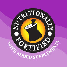 Nutritional Fortified emblem with added supplements icon