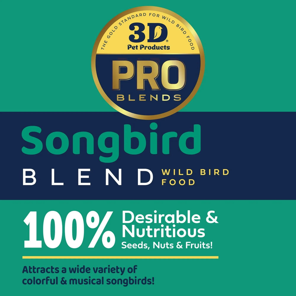 3-D Pro Blends Songbird Blend Wild Bird Food, Wild Bird Seeds, 5 Pounds - USA MEGA SHOP