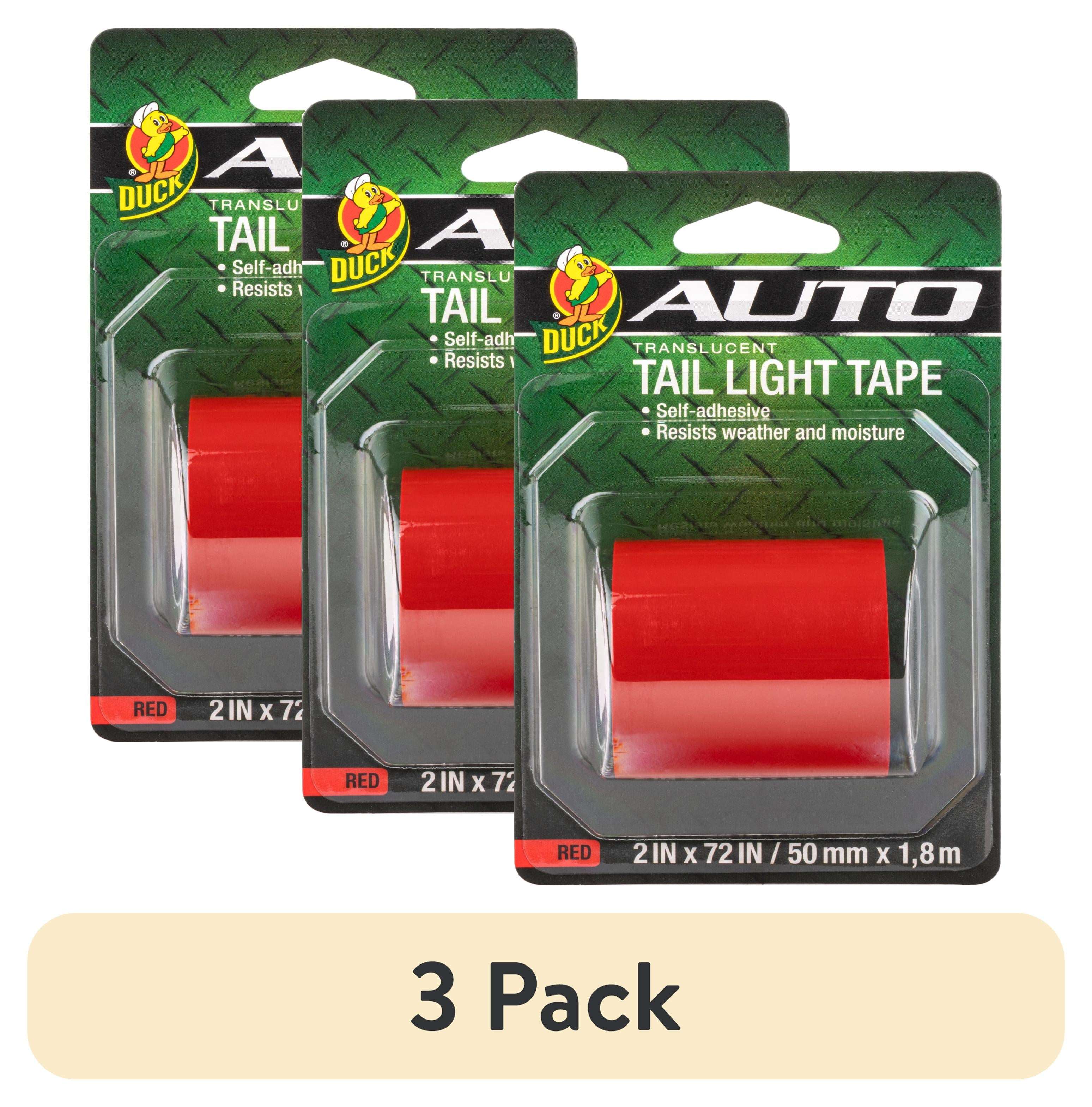 Duck Brand Translucent Tail Light Tape - Red, 2 in. x 72 in.