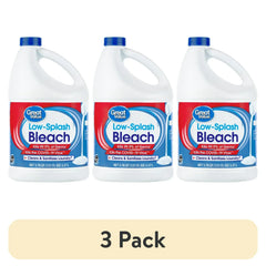 Great Value Concentrated Low Splash Bleach Regular, 121 floz - USA MEGA SHOP