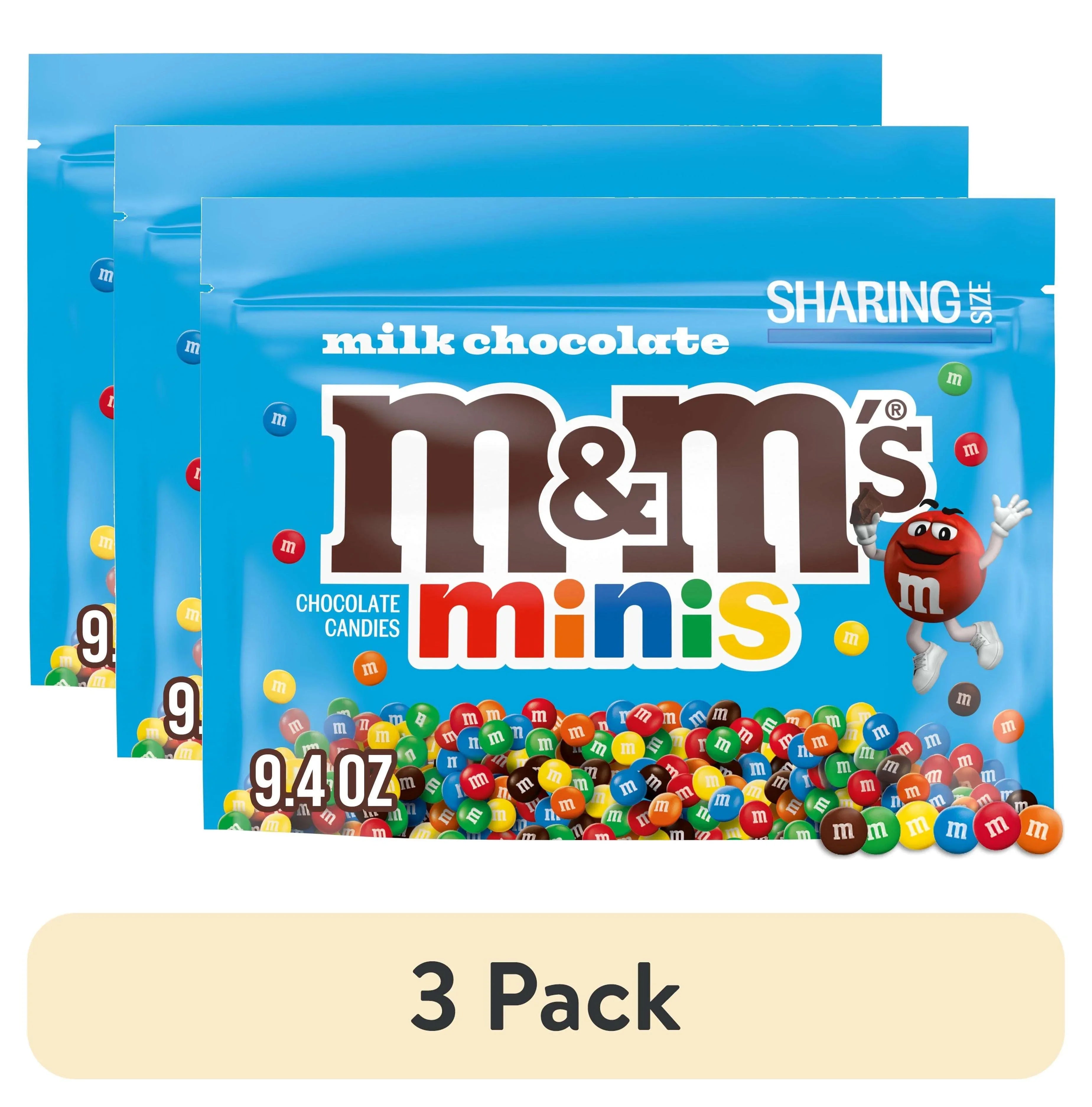 M&M's Minis Milk Chocolate Candy - 1.77 oz Mega Tube (Packaging May Vary)