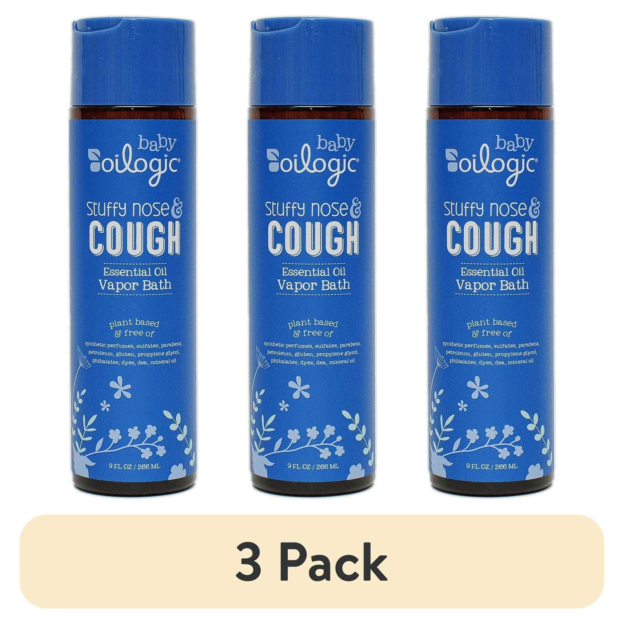 Oilogic Stuffy Nose & Cough Essential Oil Vapor Bath for Baby, 9 oz