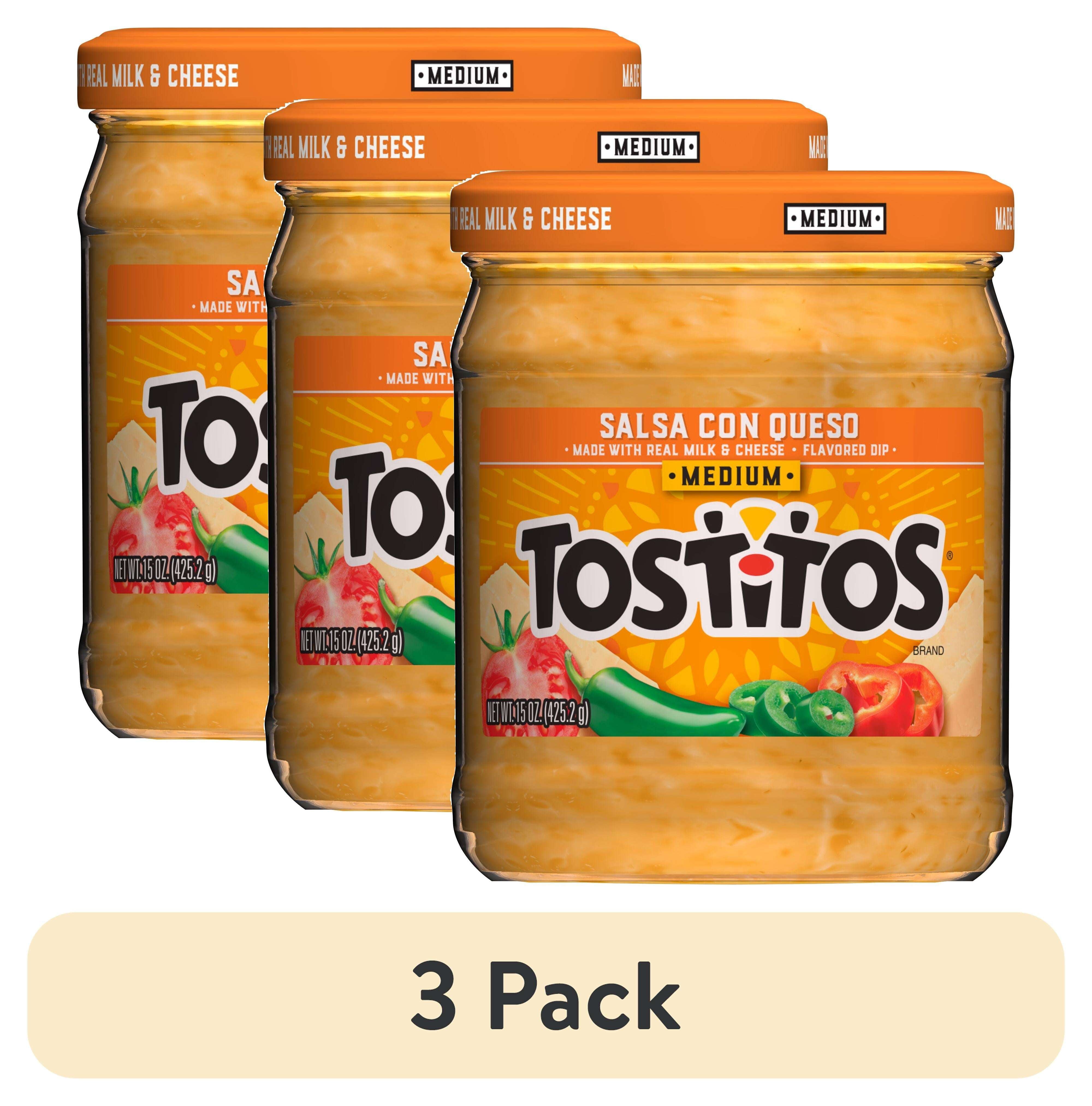Tostitos Salsa Medium Salsa Con Queso Spread, 15 oz Jar