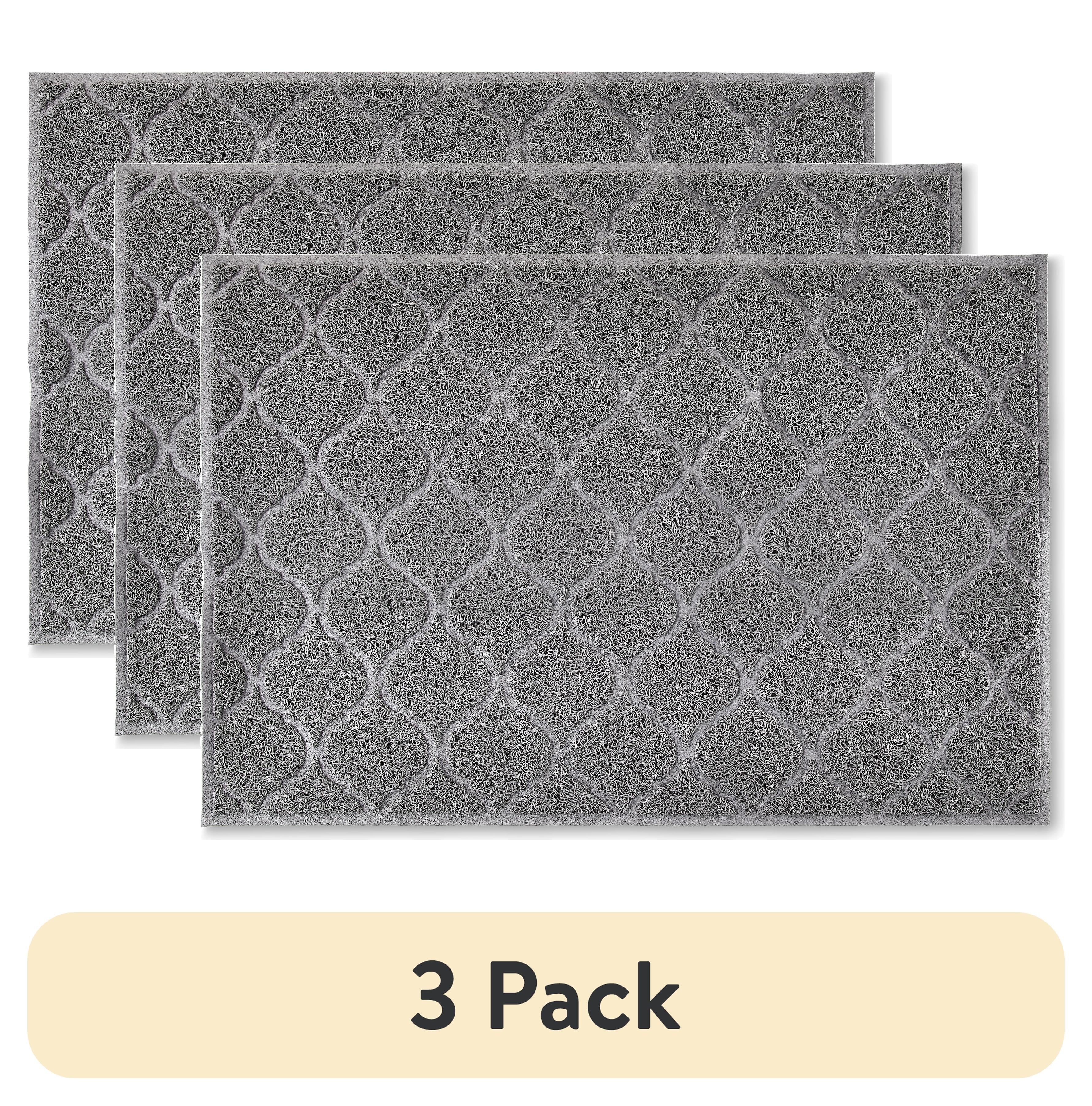 Vibrant Life Large Trapper Litter Mat, 35" x 23", Gray