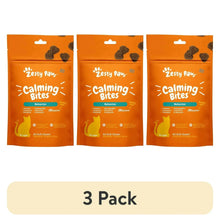 Cat calming bites treat pouches, 3 pack; orange Zesty Paws bags