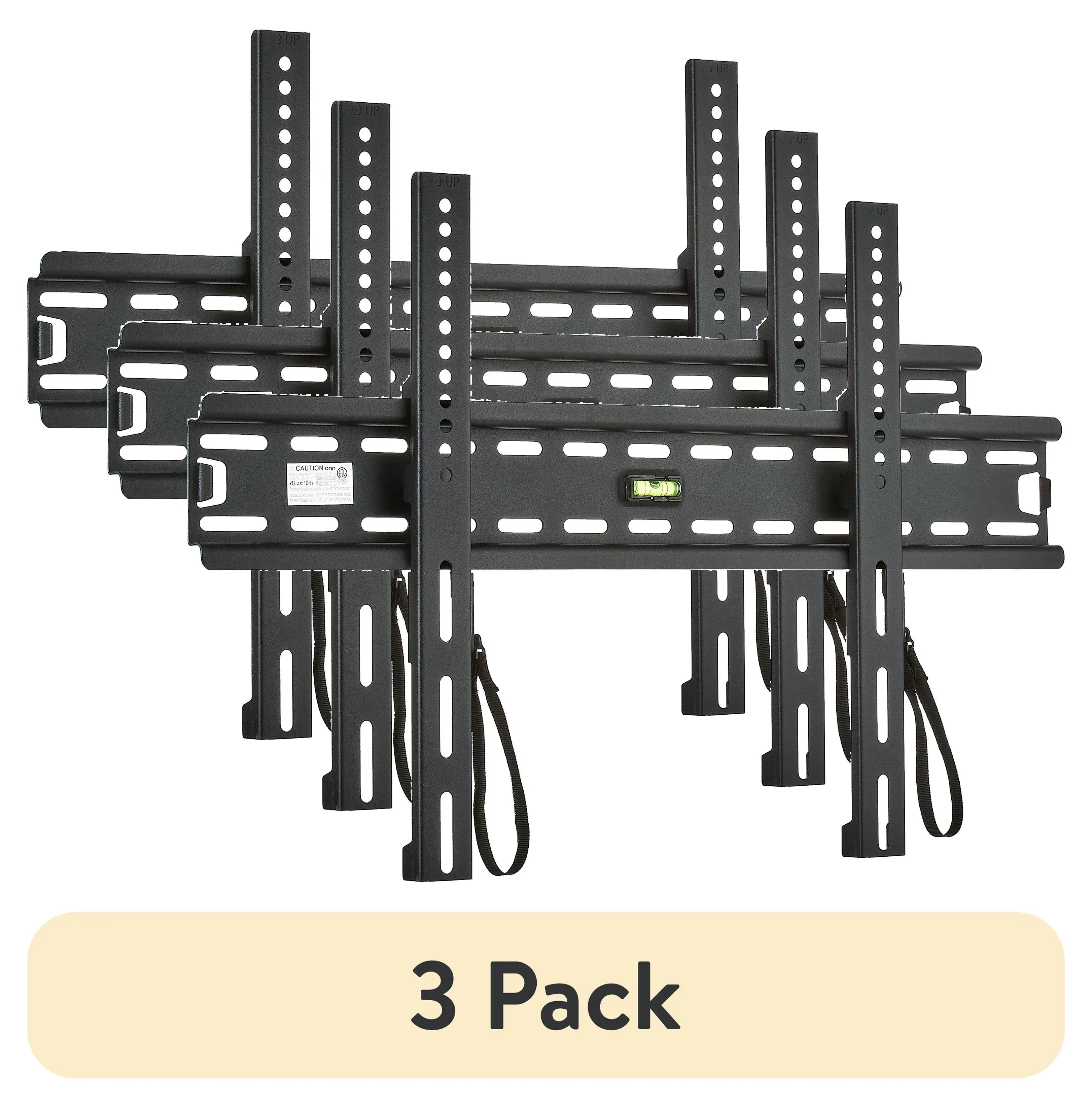 onn Fixed TV Wall Mount for 32" to 86" TVs, holds up to 120 lbs
