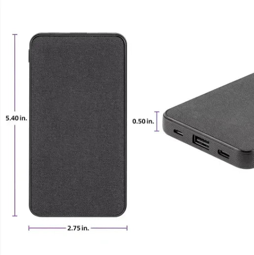 Philips 10,000 mAh Battery Pack, 2 pk. - Gray