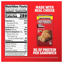 Hot Pockets Hickory Ham & Cheddar, 20 pk.
