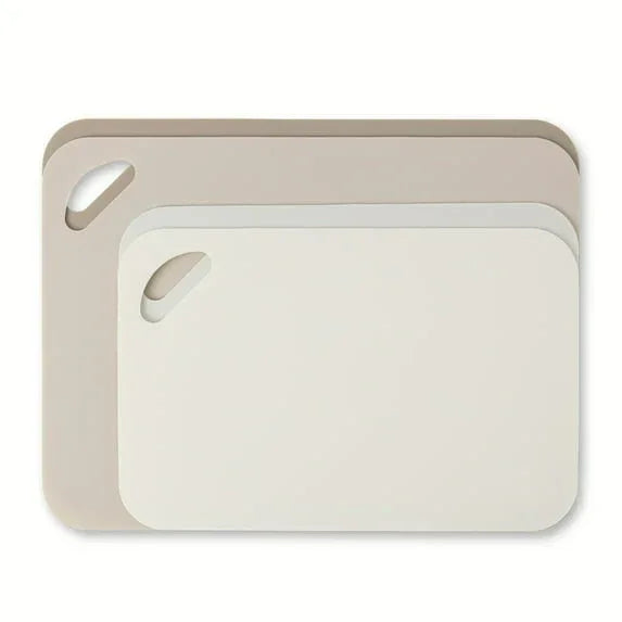 Thyme & Table 4-Piece Poly Cutting Mats SM 7.5"x11.4", MD 9.8"x13.4" - Cream - USA MEGA SHOP