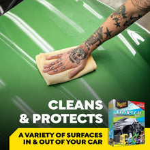 Meguiar's Complete Car Care Kit polishing cloth for cleaning and protecting vehicle paint