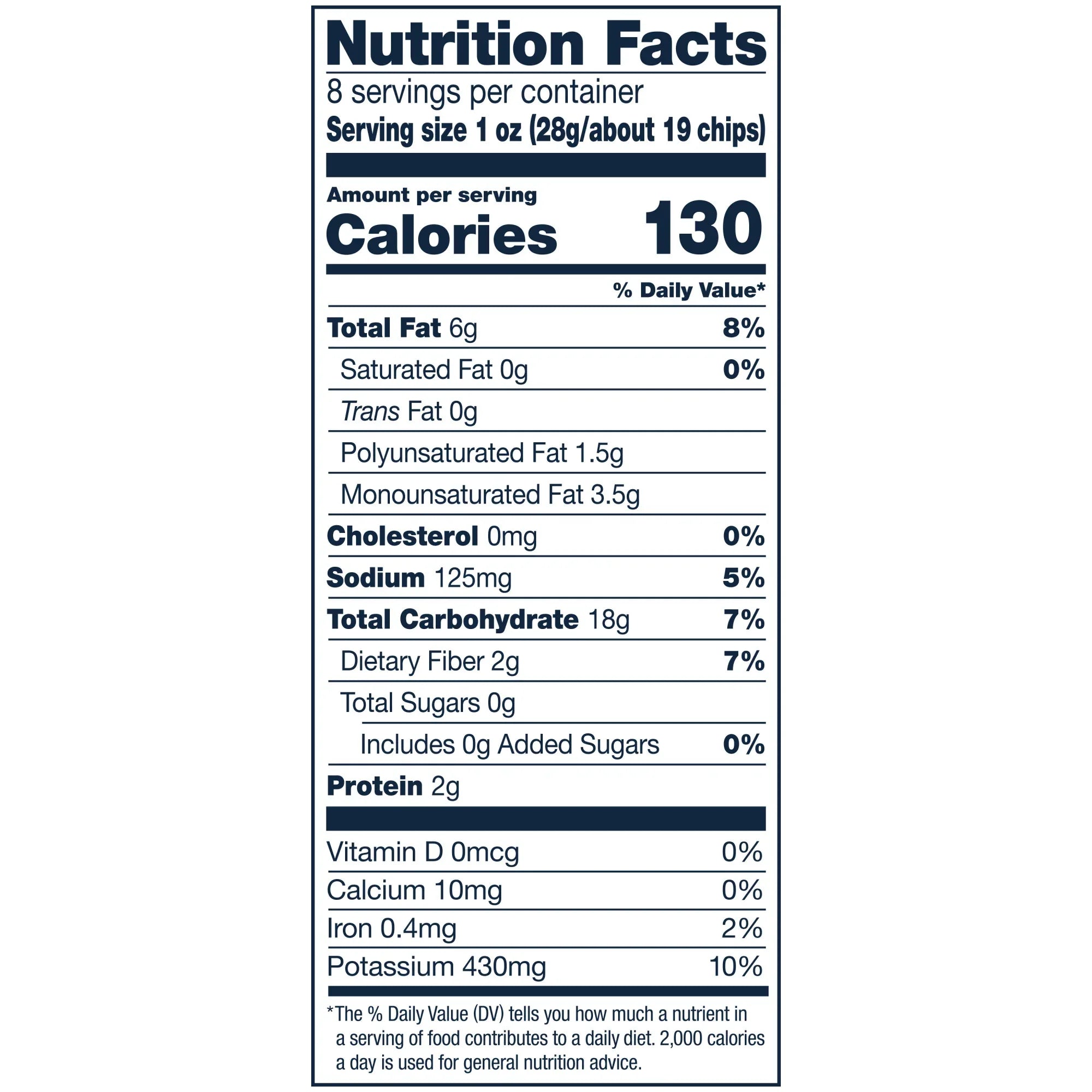 Cape Cod Potato Chips, Less Fat Original Kettle Chips, 8 oz