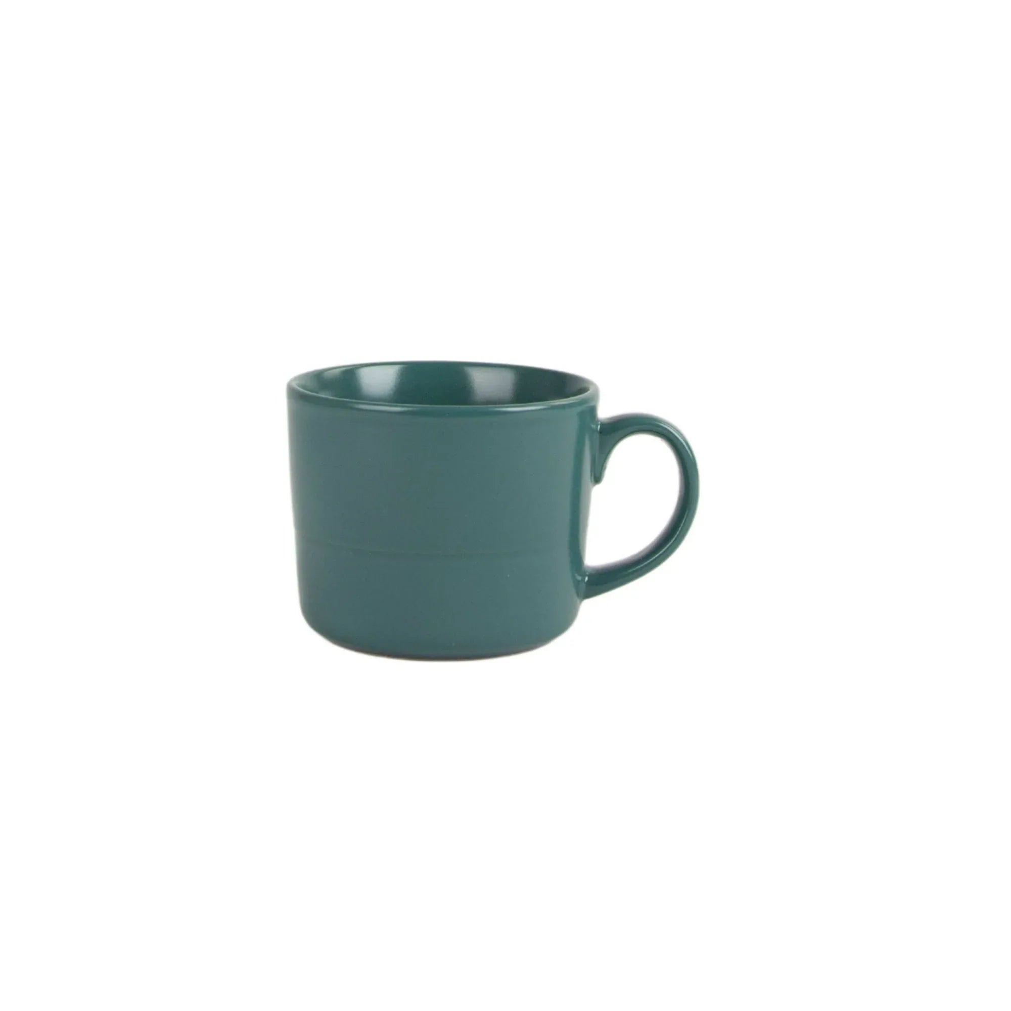 10 Strawberry Street Double Line 16 Piece Stoneware Dinnerware Set, Emerald Green