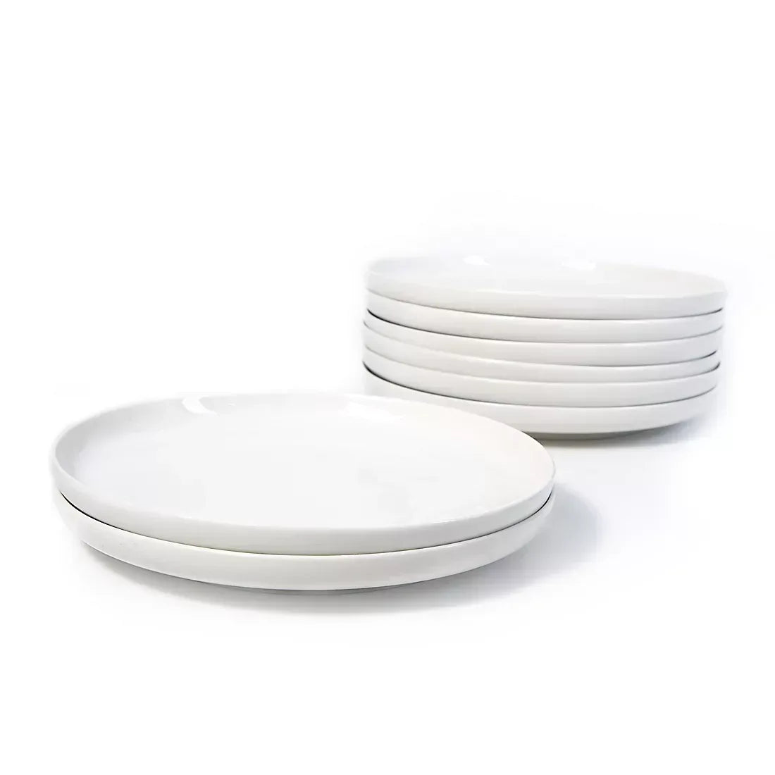 Berkley Jensen 10.5" Porcelain Dinner Plates, 8 pk. - White
