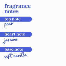Fragrance notes panel with top, heart, and base note bars