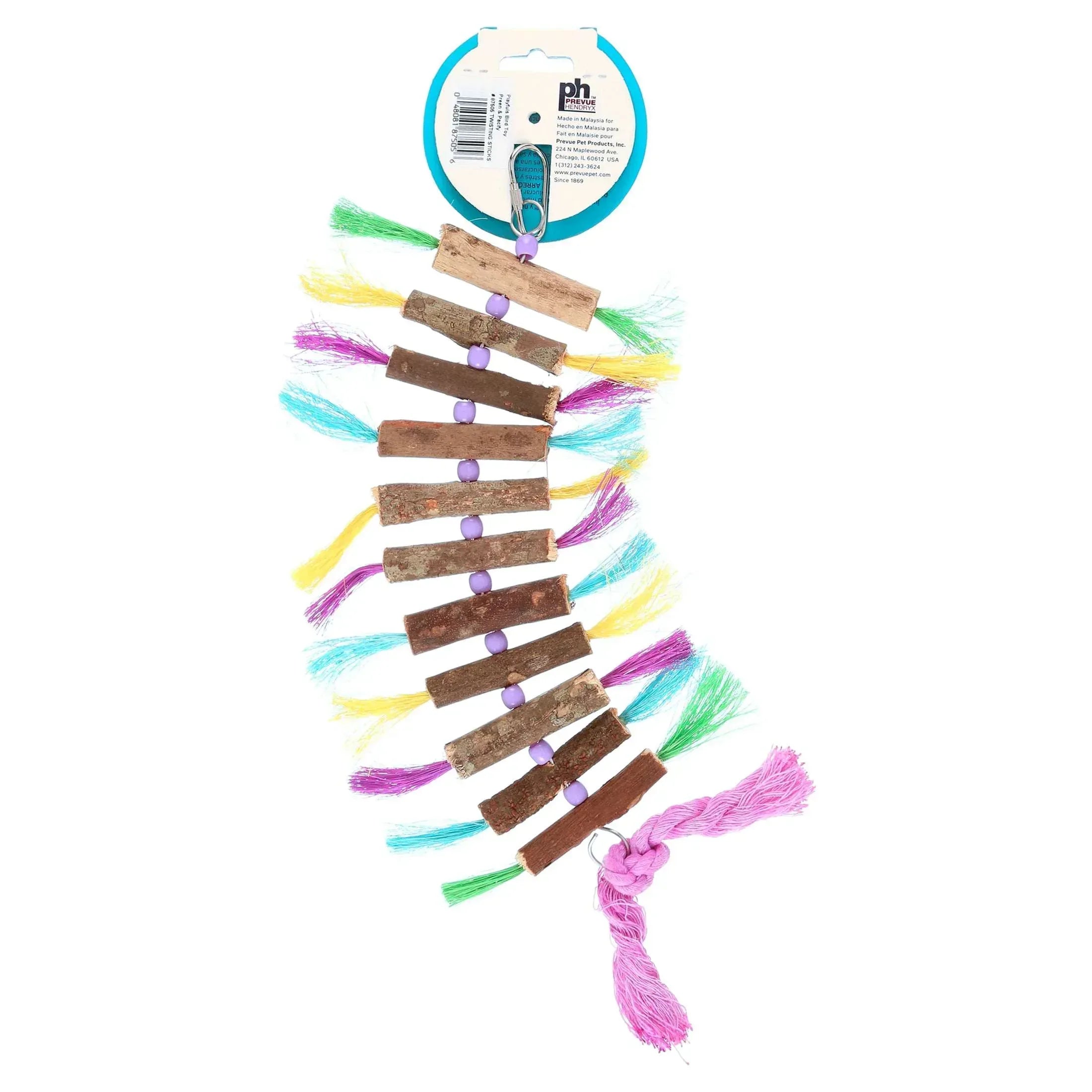 Prevue Pet Products Twisting Sticks Bird Toy with All Natural Coconut Fibers