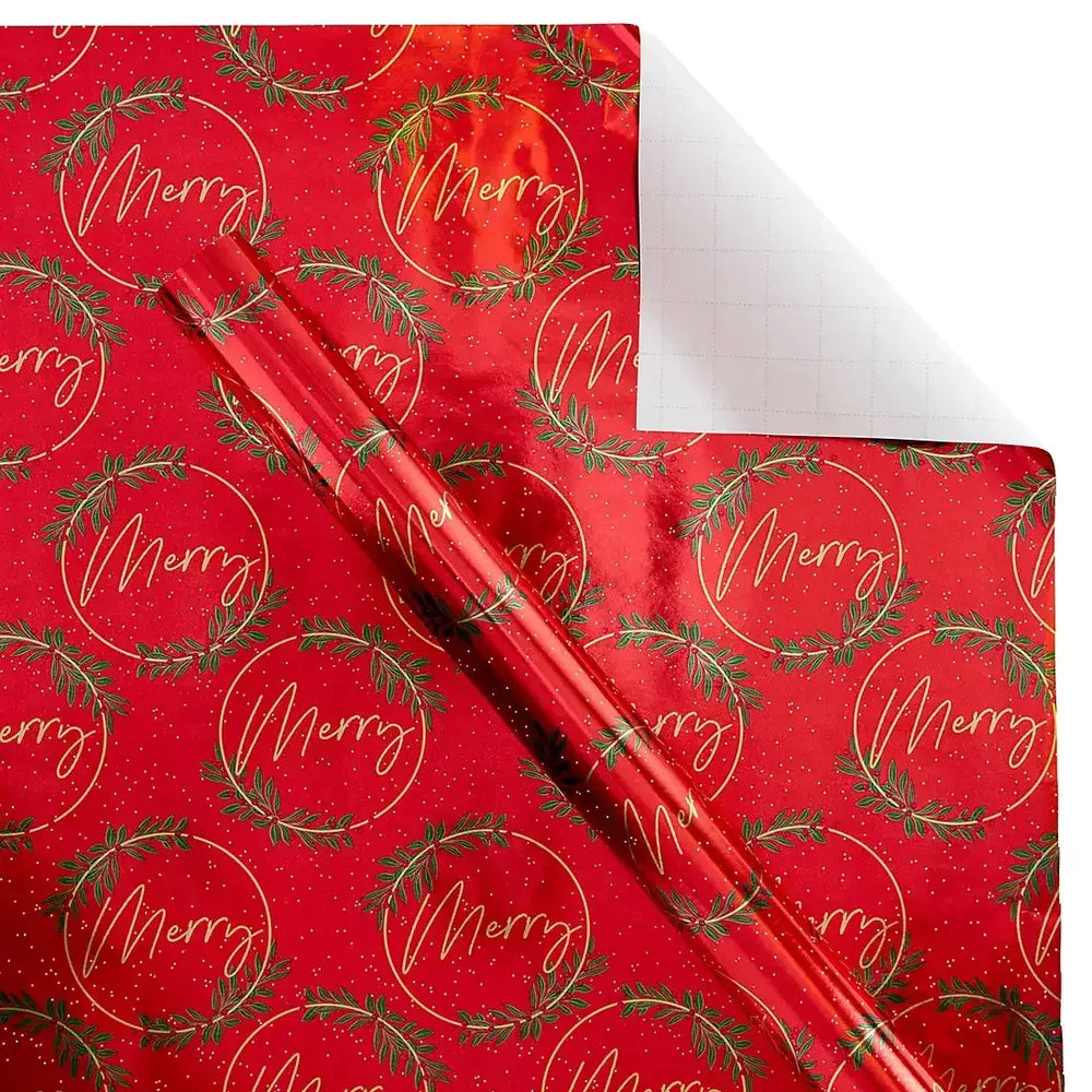 Berkley Jensen 3 Roll 150 sq. ft. Wrapping Paper, Floral - USA MEGA SHOP