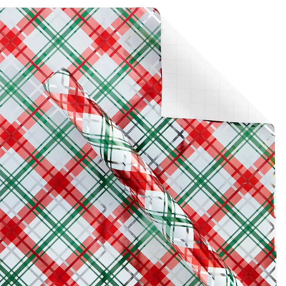 Berkley Jensen 3 Roll 150 sq. ft. Wrapping Paper, Black - USA MEGA SHOP