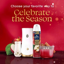 Glade automatic spray dispenser and Warm Apple & Spices refill, value set