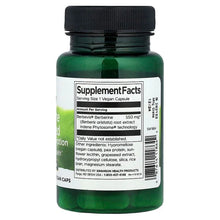 Berberine supplement bottle with black cap showing Supplement Facts label