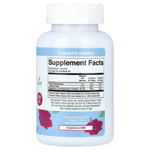 Kids magnesium calm gummies bottle showing Supplement Facts panel