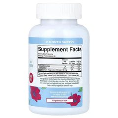 MaryRuth's, Kids Magnesium Calm Gummies, Hibiscus, 60 Gummies