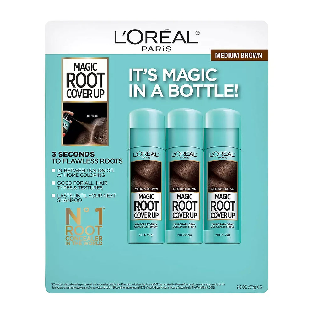 L'Oreal Paris Root Cover Up Kit, 3 pk./2.0 oz. - USA MEGA SHOP