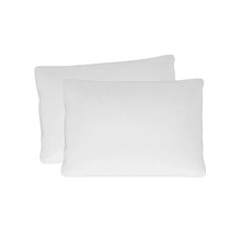 2-pack rectangular pillows, light gray, smooth knit cover