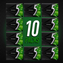 5 Gum Spearmint Rain Sugarfree Gum, 15 Sticks Per Pack, 10 pk.