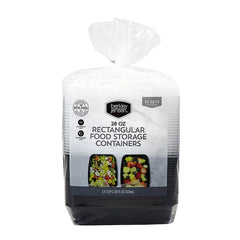 Berkley Jensen Rectangular Food Storage Containers, 28 oz./50-pc. set - USA MEGA SHOP
