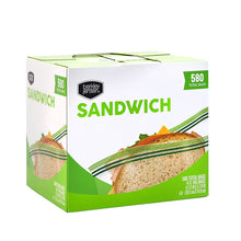 Berkley Jensen sandwich storage bags shipping box, 580 count, resealable