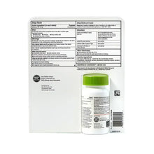 Cetirizine 10 mg bottle back label with Drug Facts panel