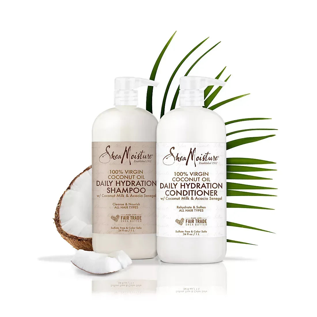 SheaMoisture Daily Hydration Conditioner for All Hair Types, Sulfate-Free, 34 oz.