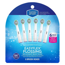 Berkley Jensen EasyFlex flossing replacement brush heads, 6-pack, blue ring tips
