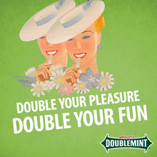 Doublemint gum promo card with Wrigley’s logo and small pack graphic