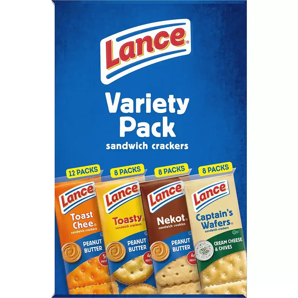 Lance Sandwich Crackers Variety Pack, 36 ct. - USA MEGA SHOP